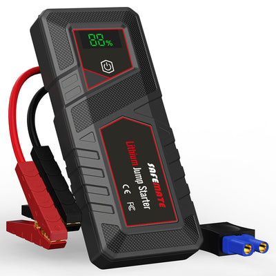 SAFEMATE 3000A Portable Jump Starter for 12L Gas & 10L Diesel,  74Wh Power Bank